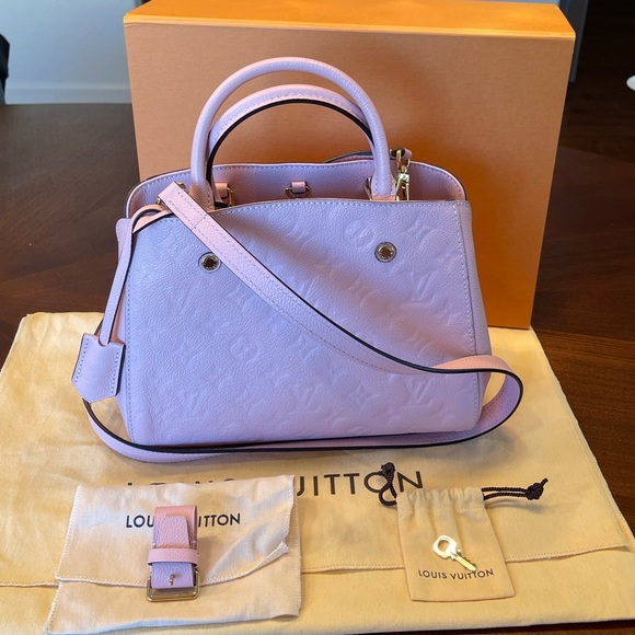 🔴SOLD🔴Louis Vuitton Authentic Empreinte Montaigne BB Rose Poudre - Picture 1 of 14